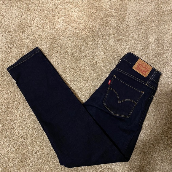 Levi’s 312 Shaping Slim Jeans – Dark Wash, Size 27 - Picture 3 of 3